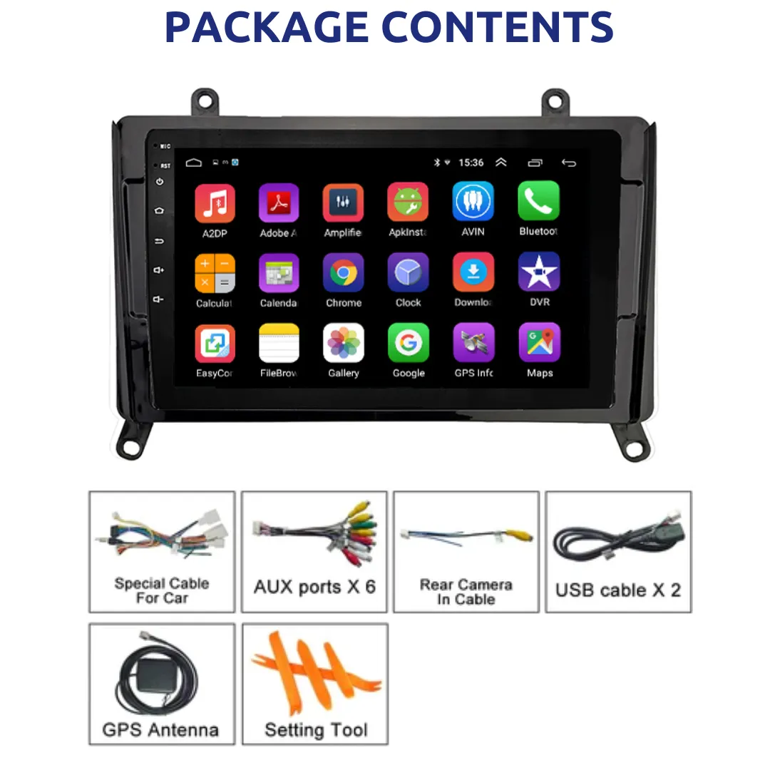 Daiko Multimedia Unit Wireless Carplay Android Auto For Toyota Hiace 2019-2023
