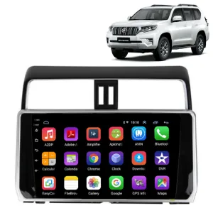 Daiko Multimedia Unit Wireless Carplay Android Auto For Toyota Prado 2018-2023