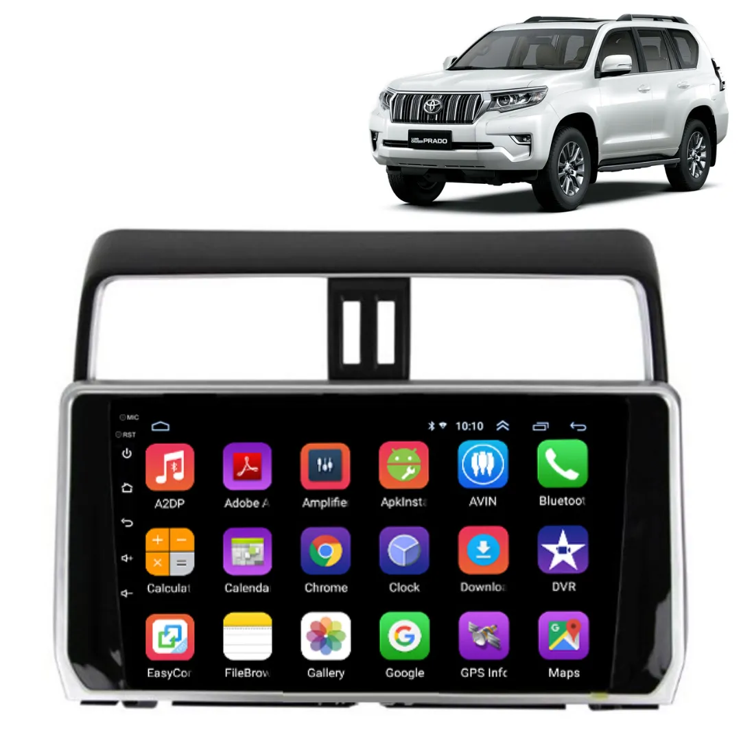 Daiko Multimedia Unit Wireless Carplay Android Auto For Toyota Prado 2018-2023