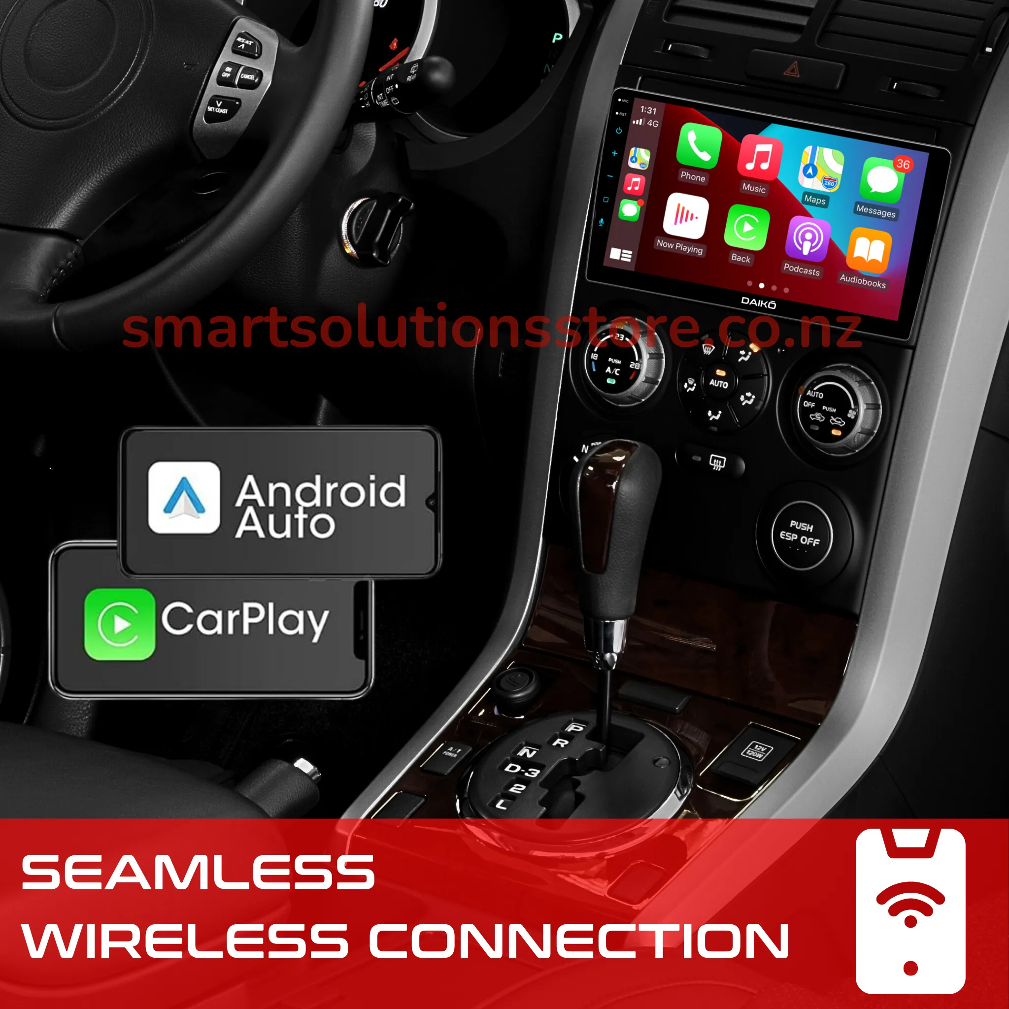 Daiko Multimedia Unit Wireless Carplay Android Auto GPS ForLexus IS250 2005-2012