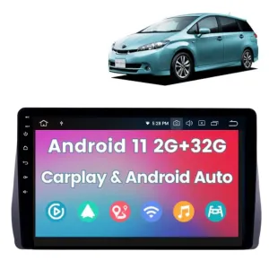 Daiko Multimedia Unit Wireless Carplay Android Auto GPS ForToyota Wish 2009-2017