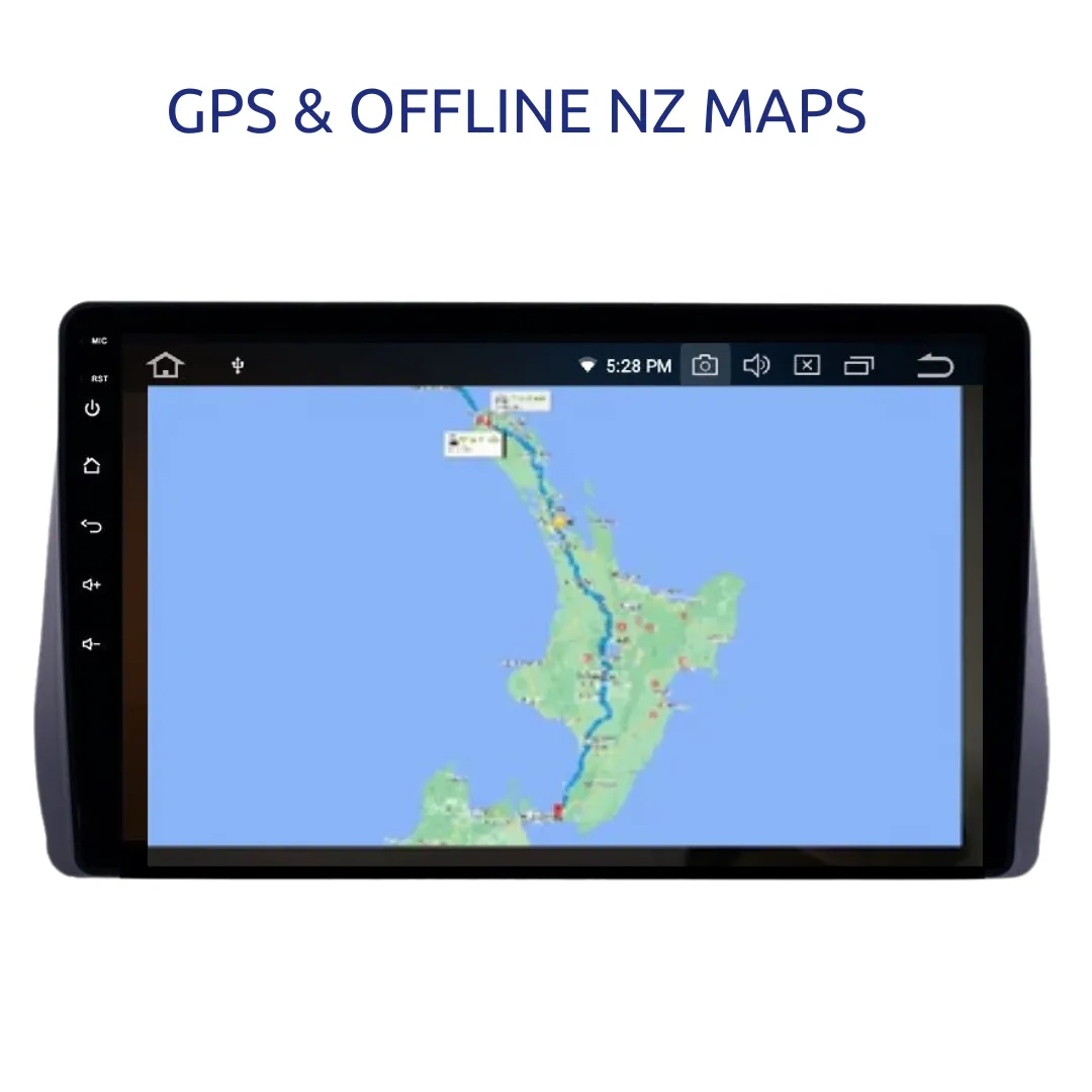 Daiko Multimedia Unit Wireless Carplay Android Auto GPS ForToyota Wish 2009-2017