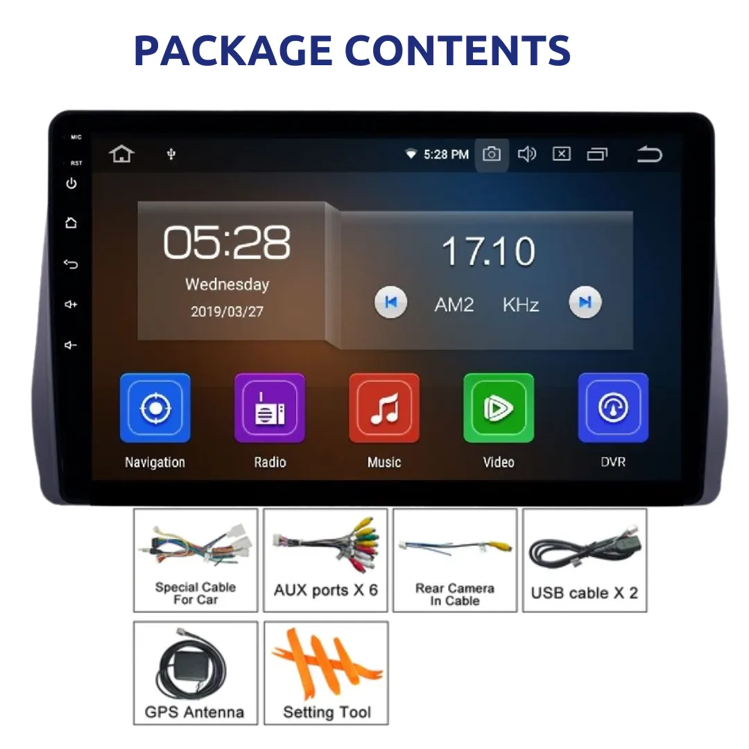 Daiko Multimedia Unit Wireless Carplay Android Auto GPS ForToyota Wish 2009-2017