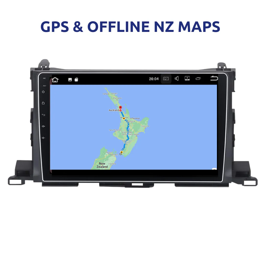 Daiko Ultra Car Stereo Carplay Android Auto For Toyota Highlander 2015-19