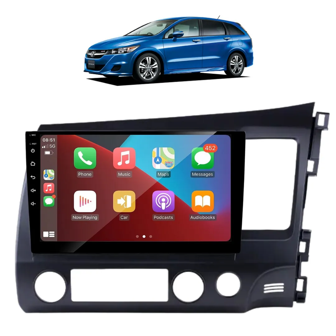 Daiko Ultra Car Stereo Wireless Carplay Android Auto For Honda Stream 2006-2013