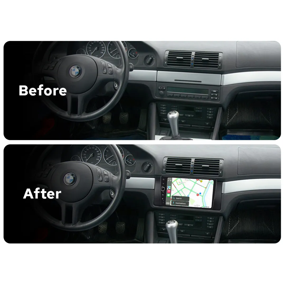 Daiko X Car Stereo Wireless Carplay Android Auto For BMW 5-Series E39 1995-2003