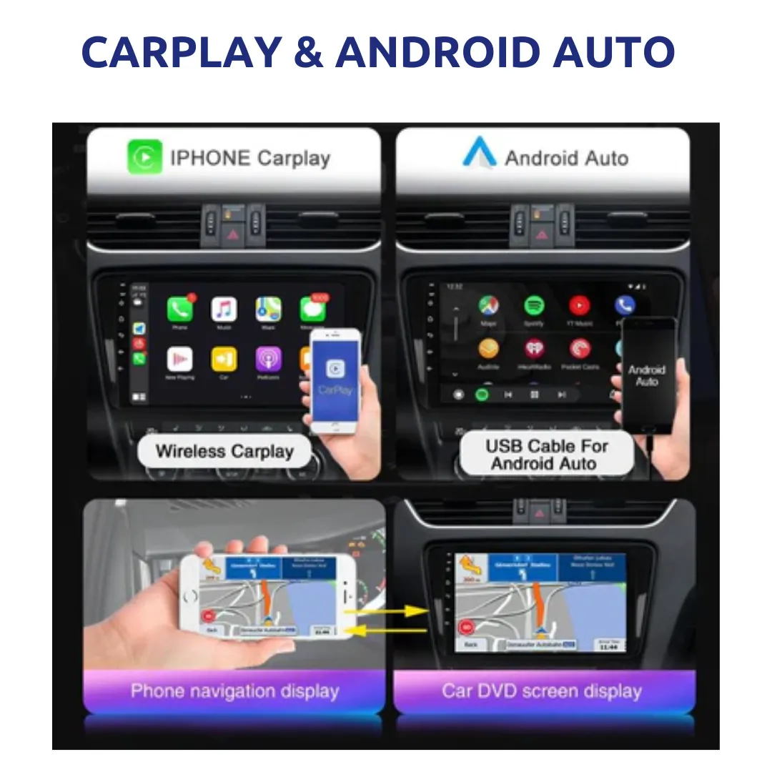 Daiko X Car Stereo Wireless Carplay Android Auto For Volvo S40 C30 C70 2004-2012