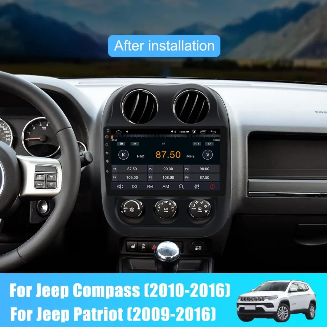 Daiko X Multimedia Unit Wireless Carplay Android Auto For Jeep Compass 2010-2016