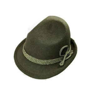 Dark Green Oktoberfest Fedora
