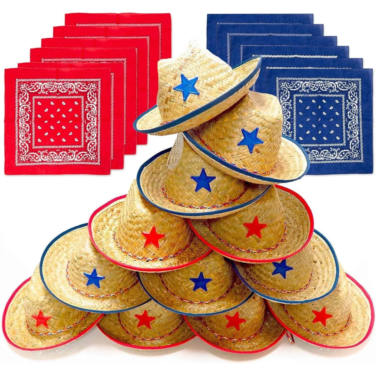 Darth Straw Cowboy Hat for Kids - Makes Great Birthday Party Hats for Boys and Girls Brown PP-COWBOY-BNDA