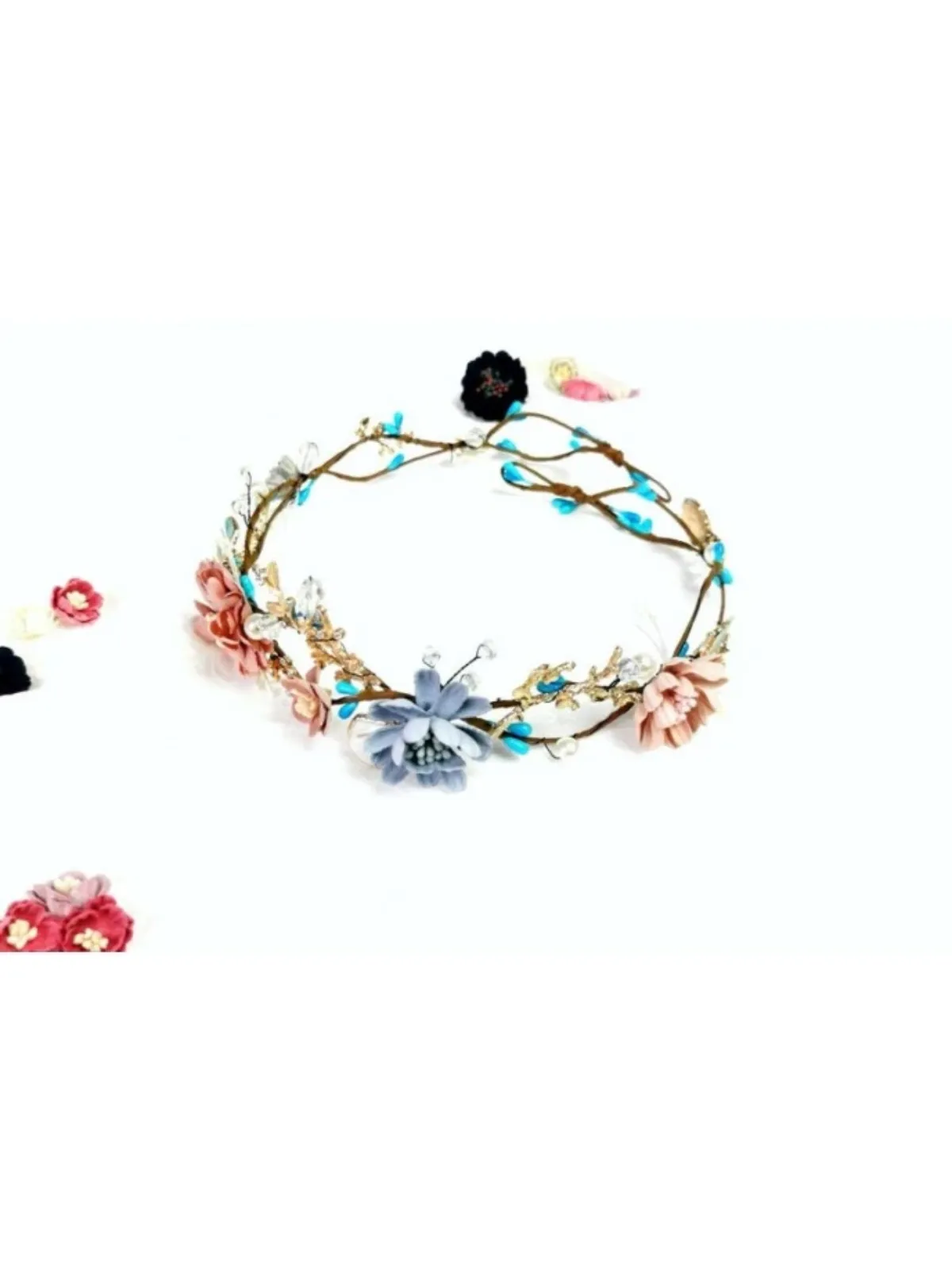 Enchanted Moment Flower Crystal Headband
