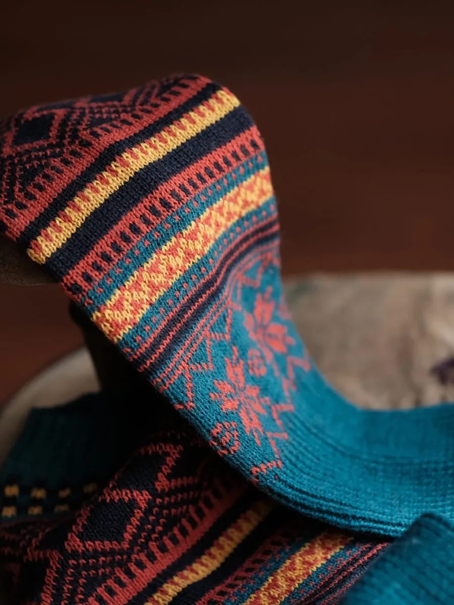 Ethnic Winter Warm Knit Oversleeve