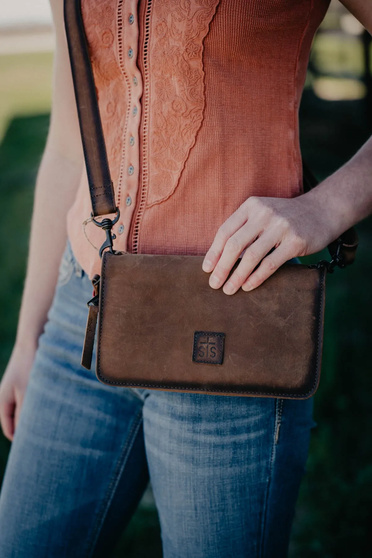'Evie' Baroness Organizer Crossbody Wallet by STS Ranchwear