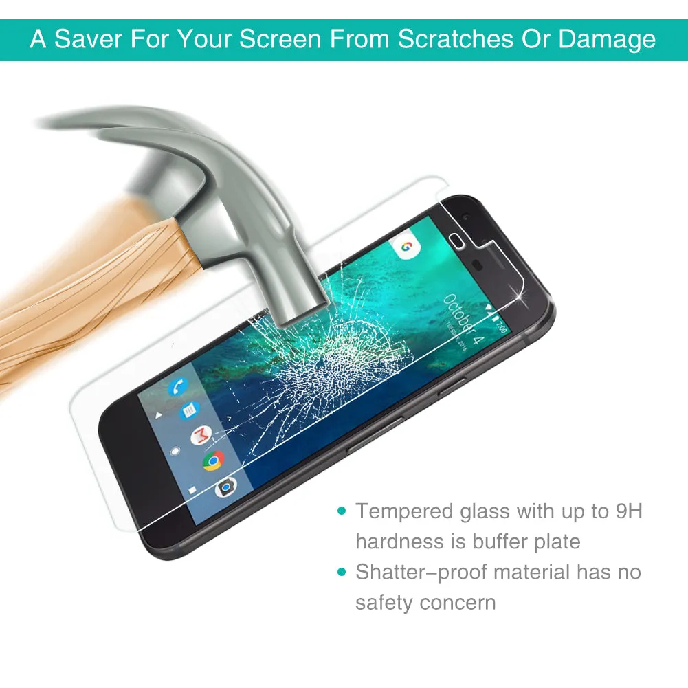Full Coverage Ultra Clear Front High Transparency Screen Protector Tempered Glass Screen Protector for Google Pixel