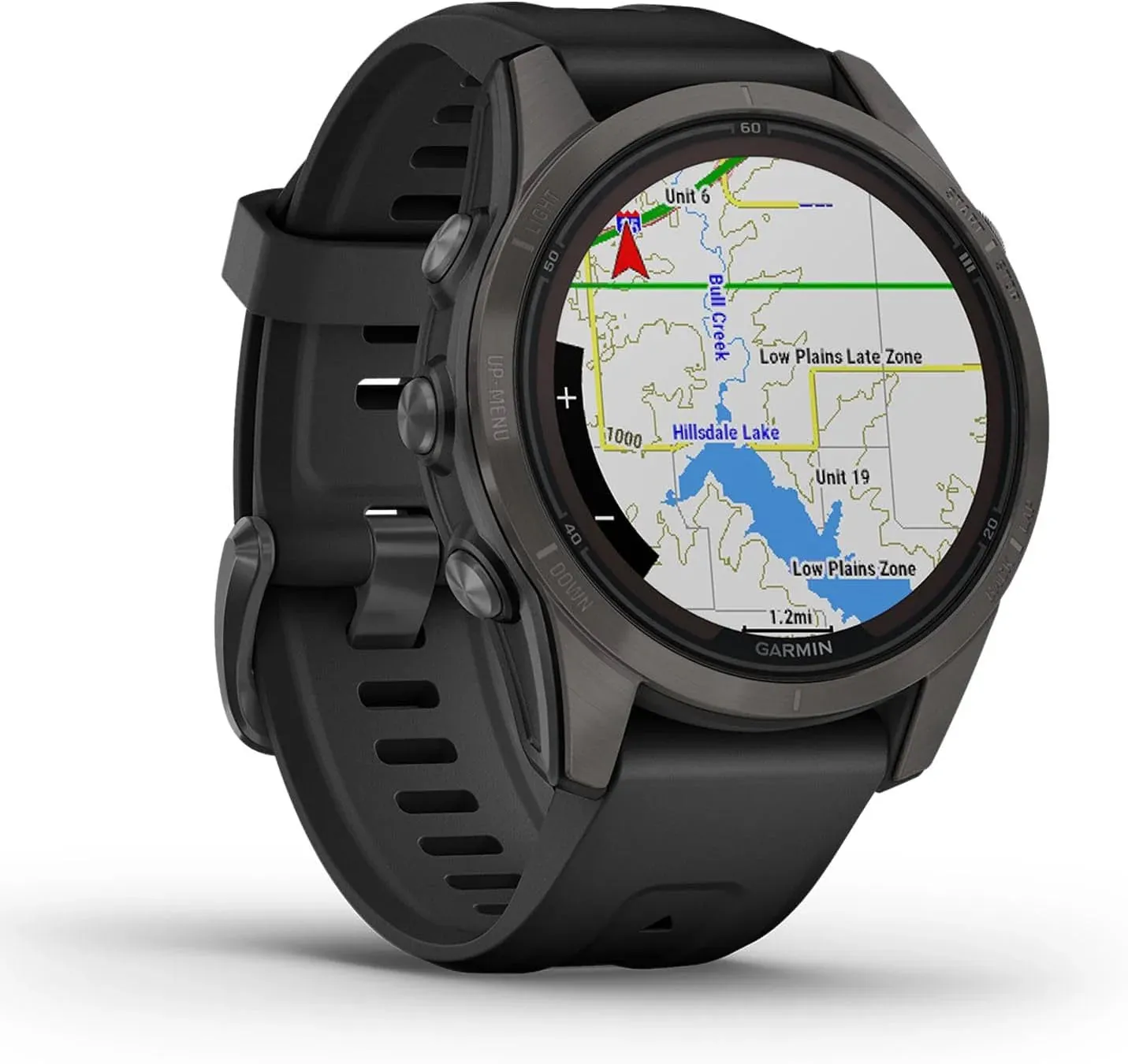 Garmin Fenix 7S Pro Sapphire Solar Multi Sport Smartwatch (Carbon Gray - 42MM)