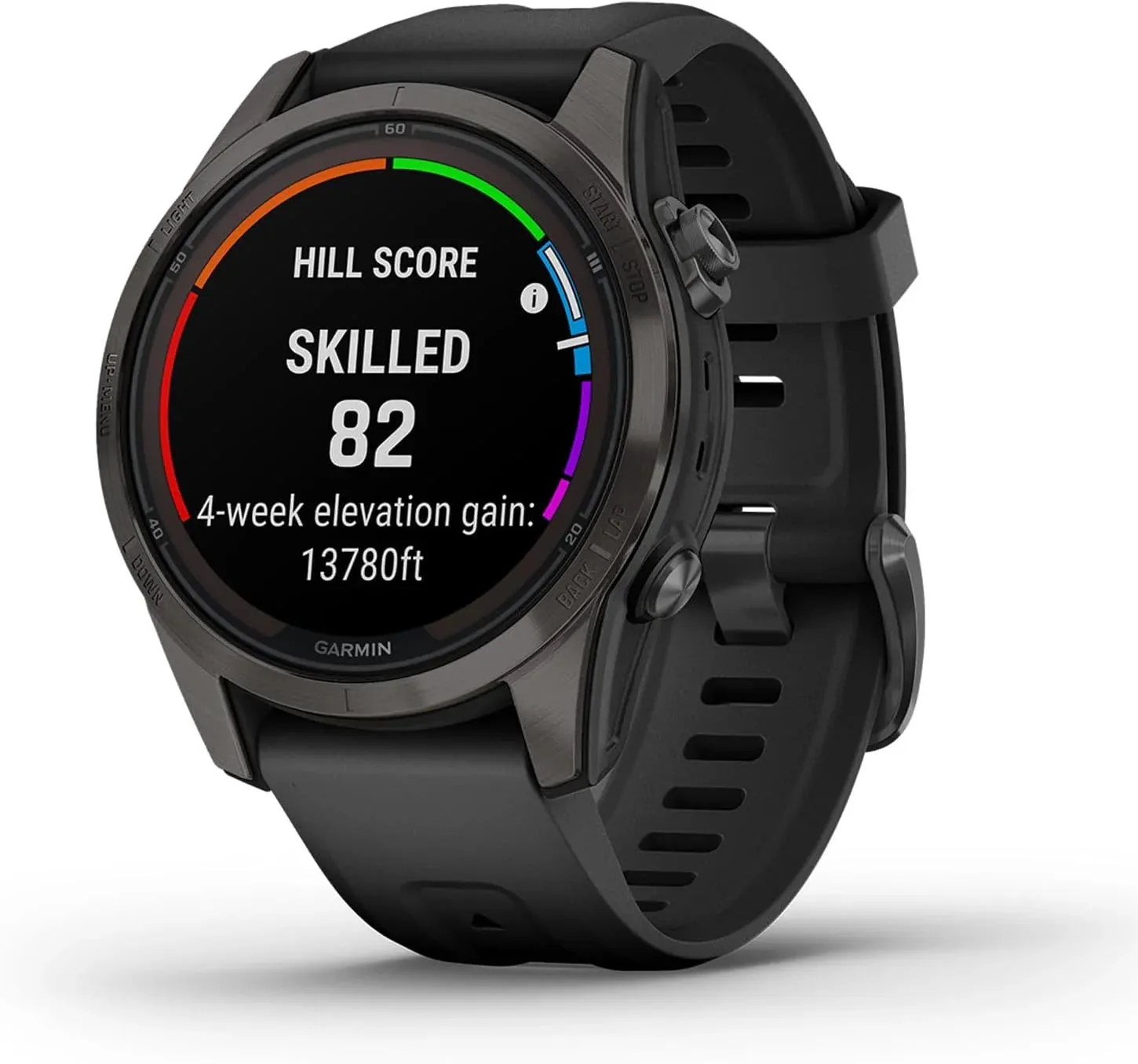 Garmin Fenix 7S Pro Sapphire Solar Multi Sport Smartwatch (Carbon Gray - 42MM)