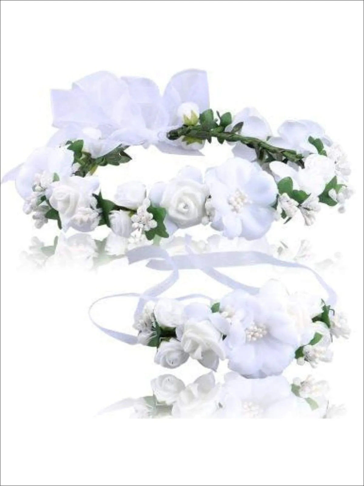 Girls Flower Halo Set