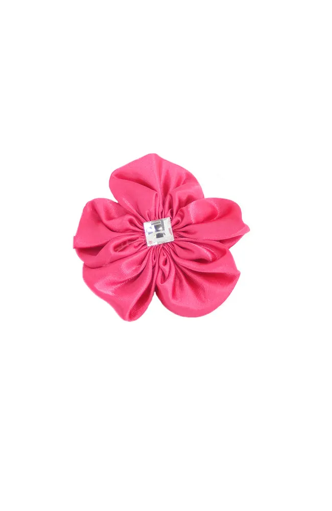 Glitter Pie Satin Flower Pony