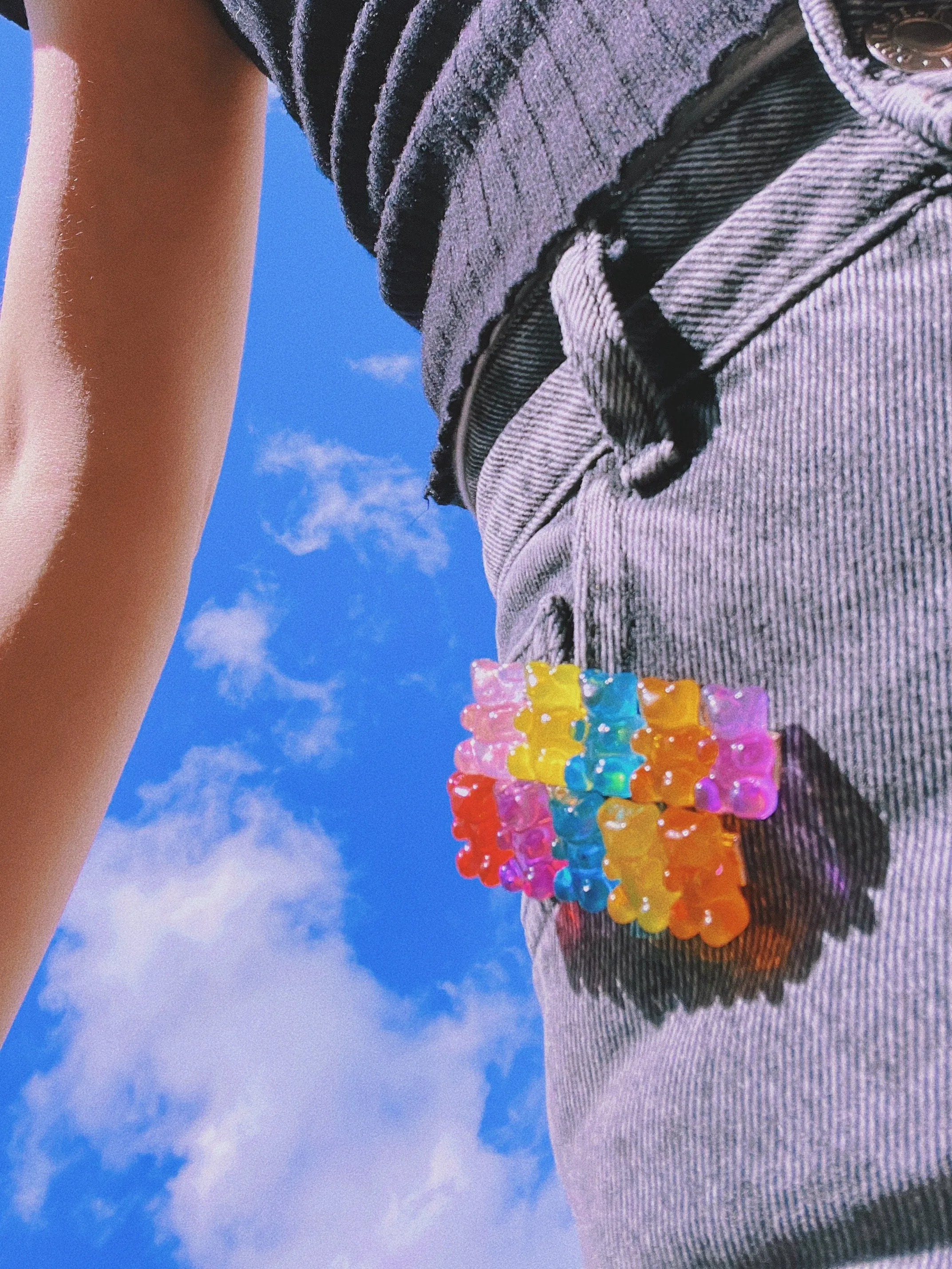 Gummy Bear Clip Barrette - Pair