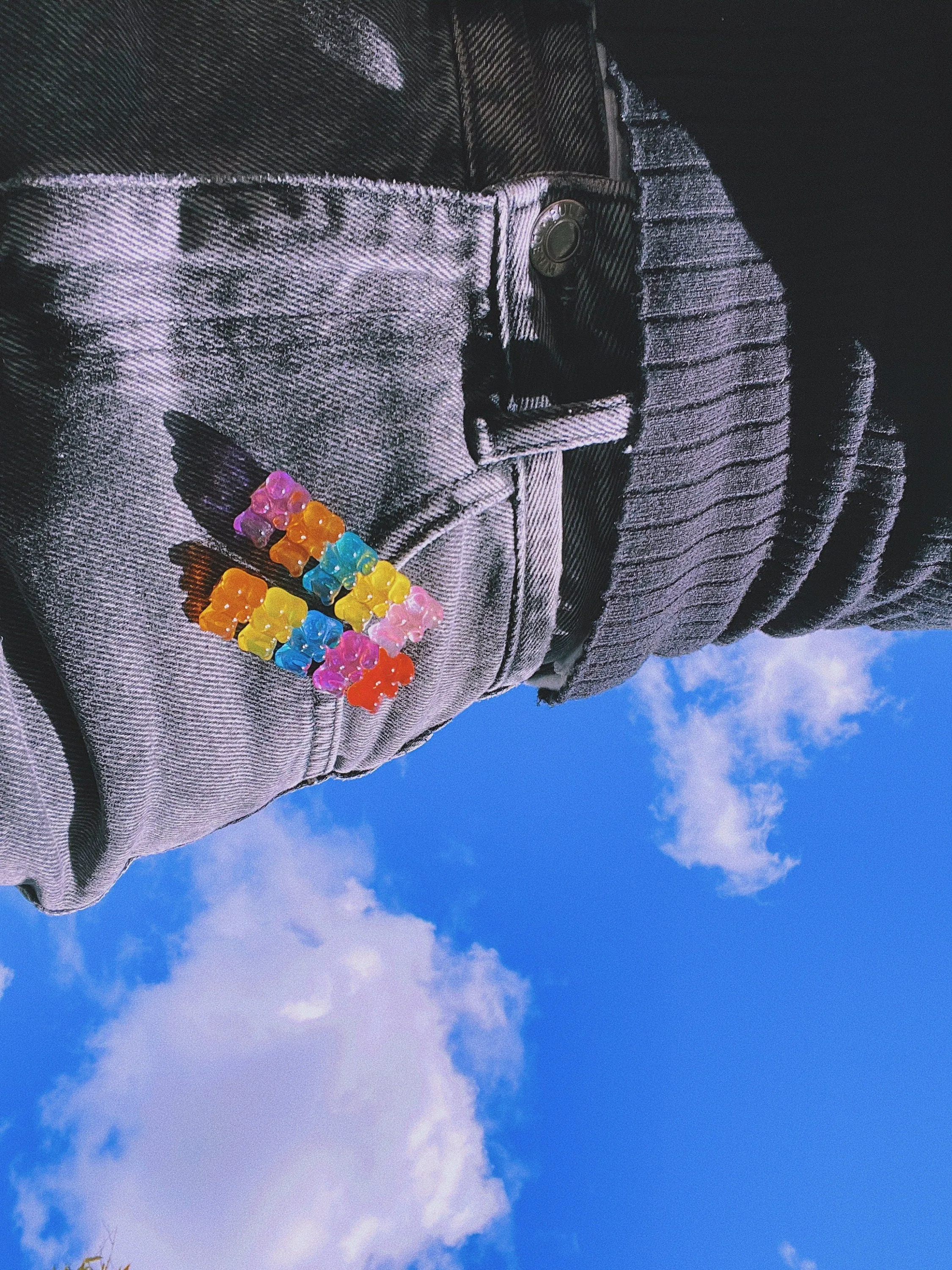 Gummy Bear Clip Barrette - Pair