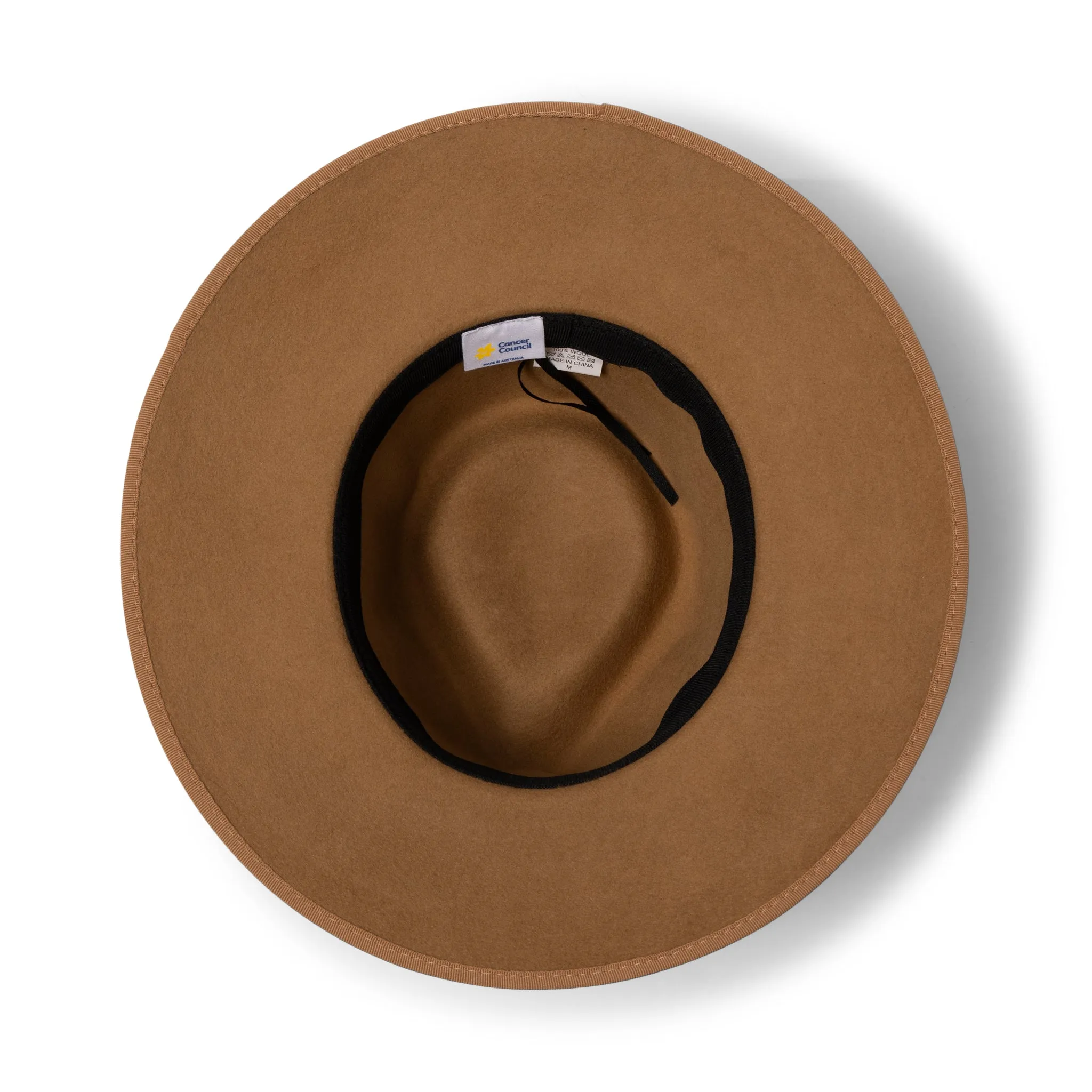 Hallie Felt Fedora Hat - Camel