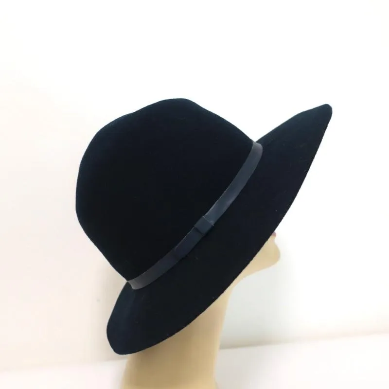Hat Attack Fedora Madison Navy Wool Felt