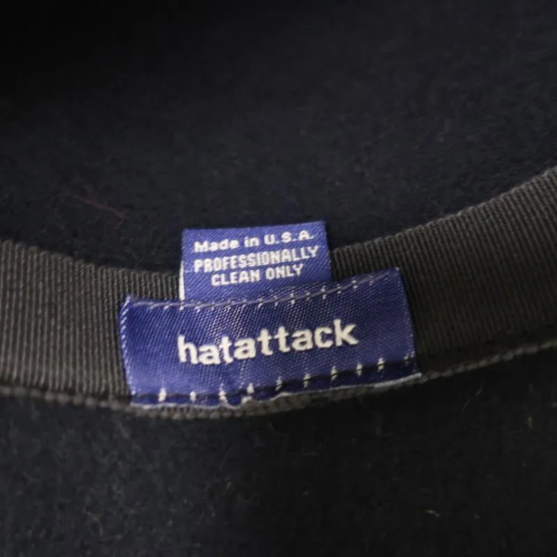 Hat Attack Fedora Madison Navy Wool Felt