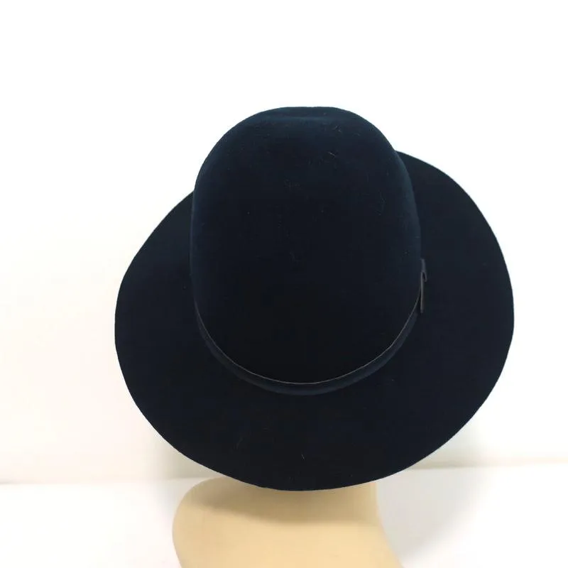Hat Attack Fedora Madison Navy Wool Felt