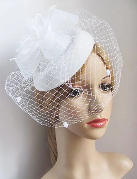 Headdress Net yarn Headdress Top hat Hair accessories