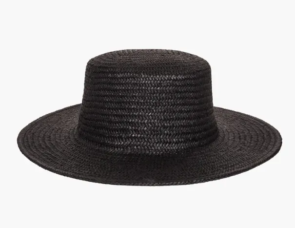 Headster -  Take Cover Straw Hat | Black