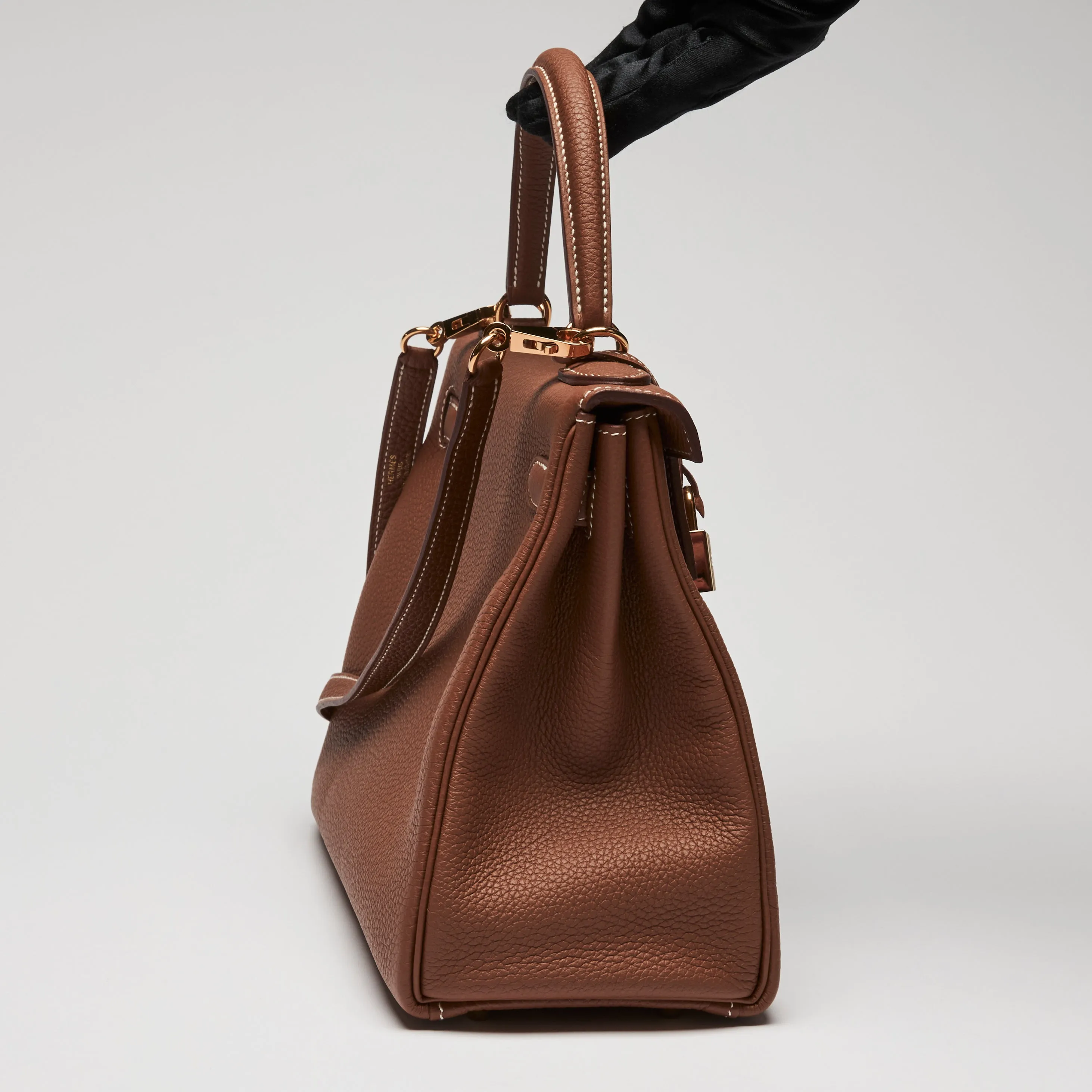 Hermes Gold Togo Leather Kelly 28