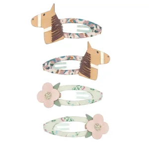 Horse & Flower Click Clack