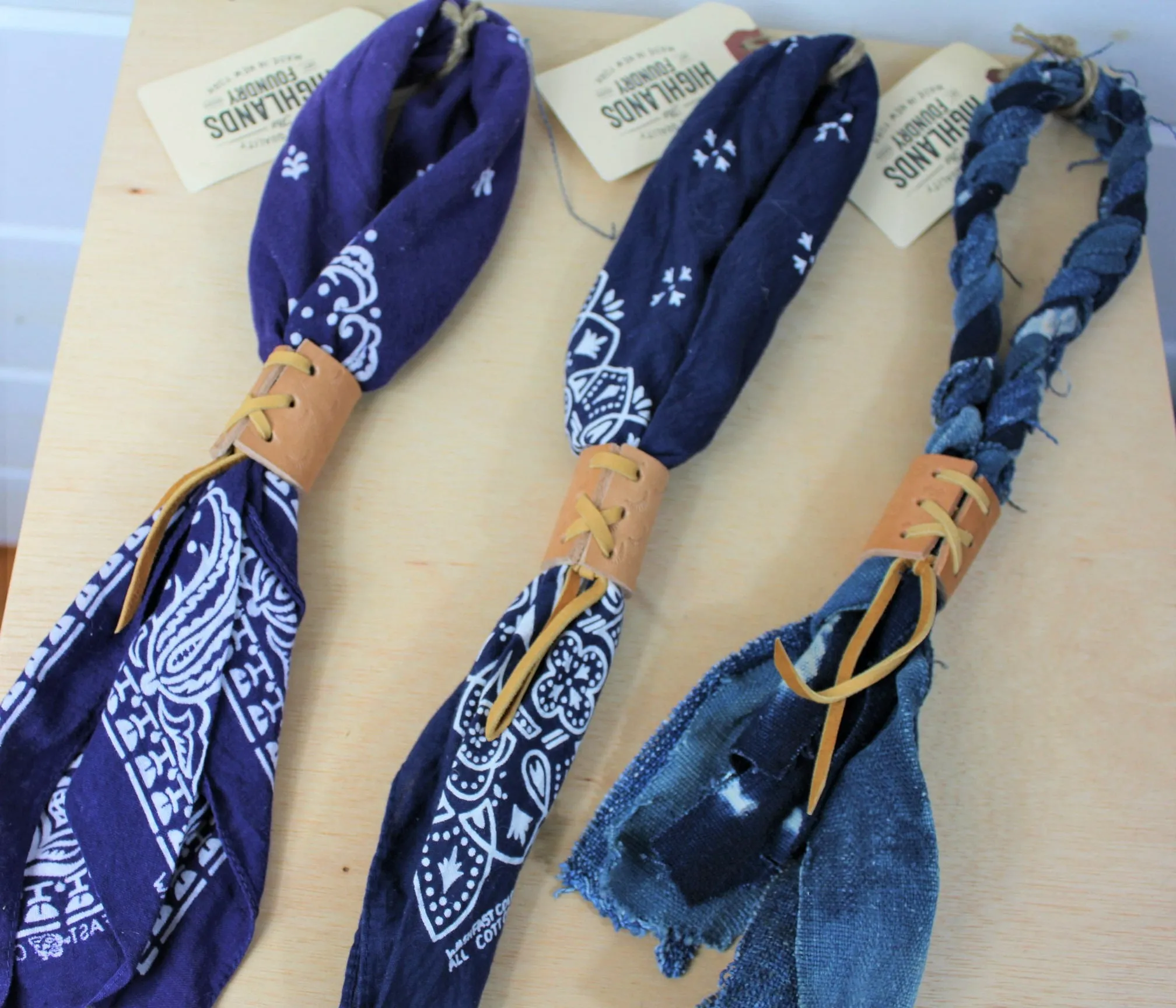 Indigo Mud Cloth Neckerchief