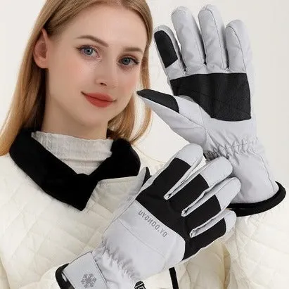 INSTOCK-Outdoor winter skiing gloves