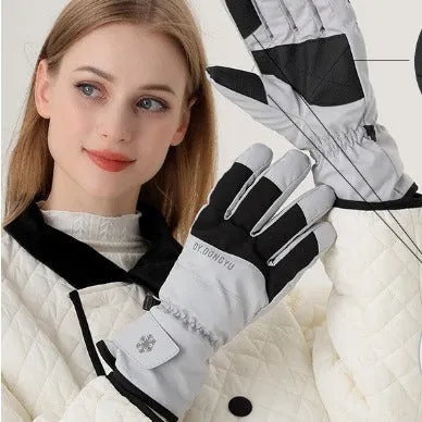 INSTOCK-Outdoor winter skiing gloves