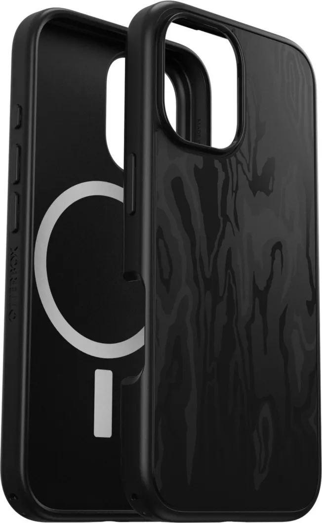 iPhone 16 Otterbox Symmetry Graphics w/ MagSafe Series Case - Black - Spruce Bark
