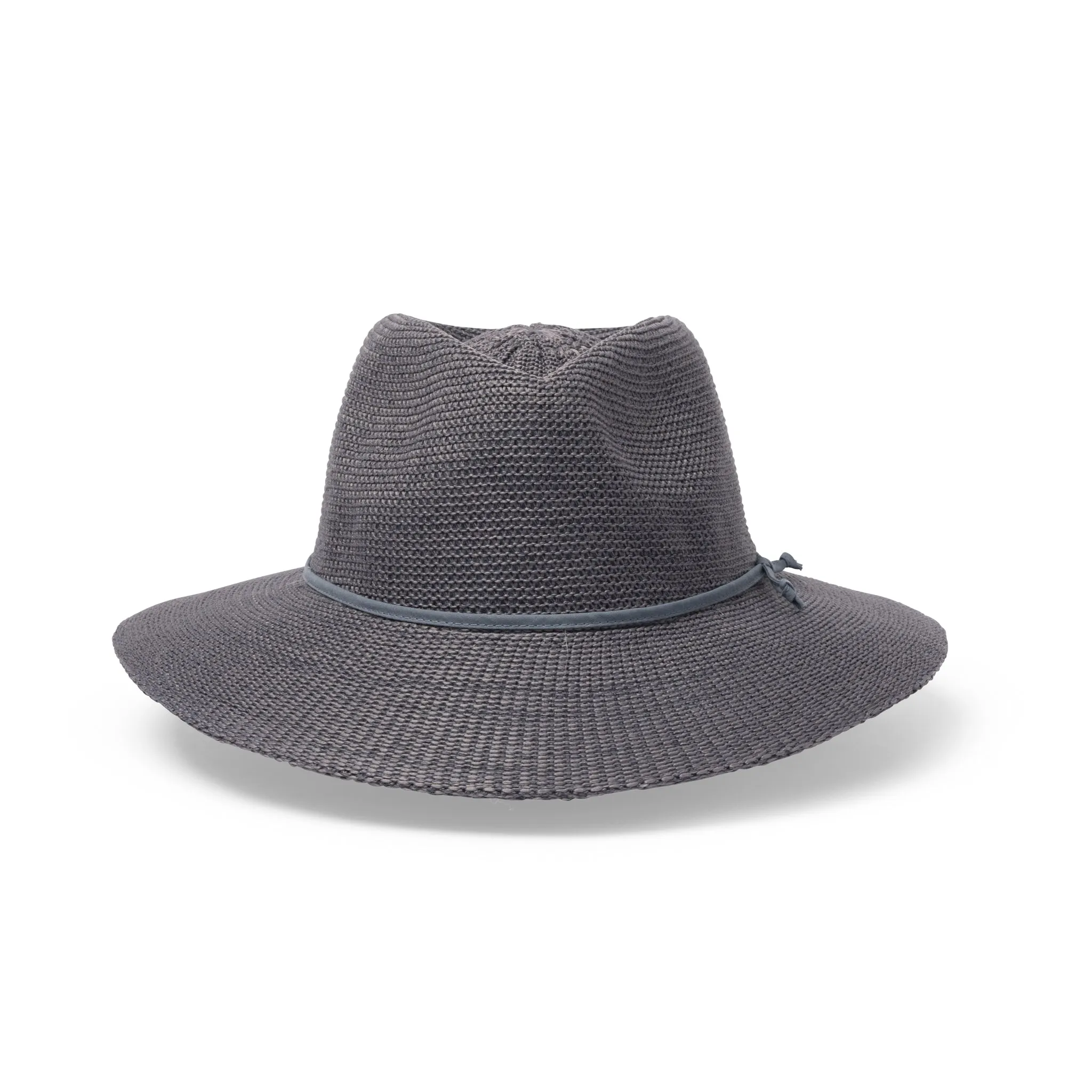 Jacqui Mannish Hat - Slate Grey