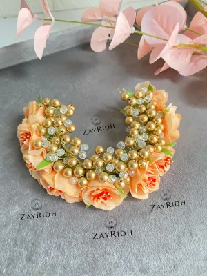 Jamelia Orange Flower Hair Gajra