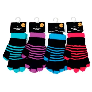 Kids 2 in 1 Magic Glove Sets (One Size) - Assorted Colours