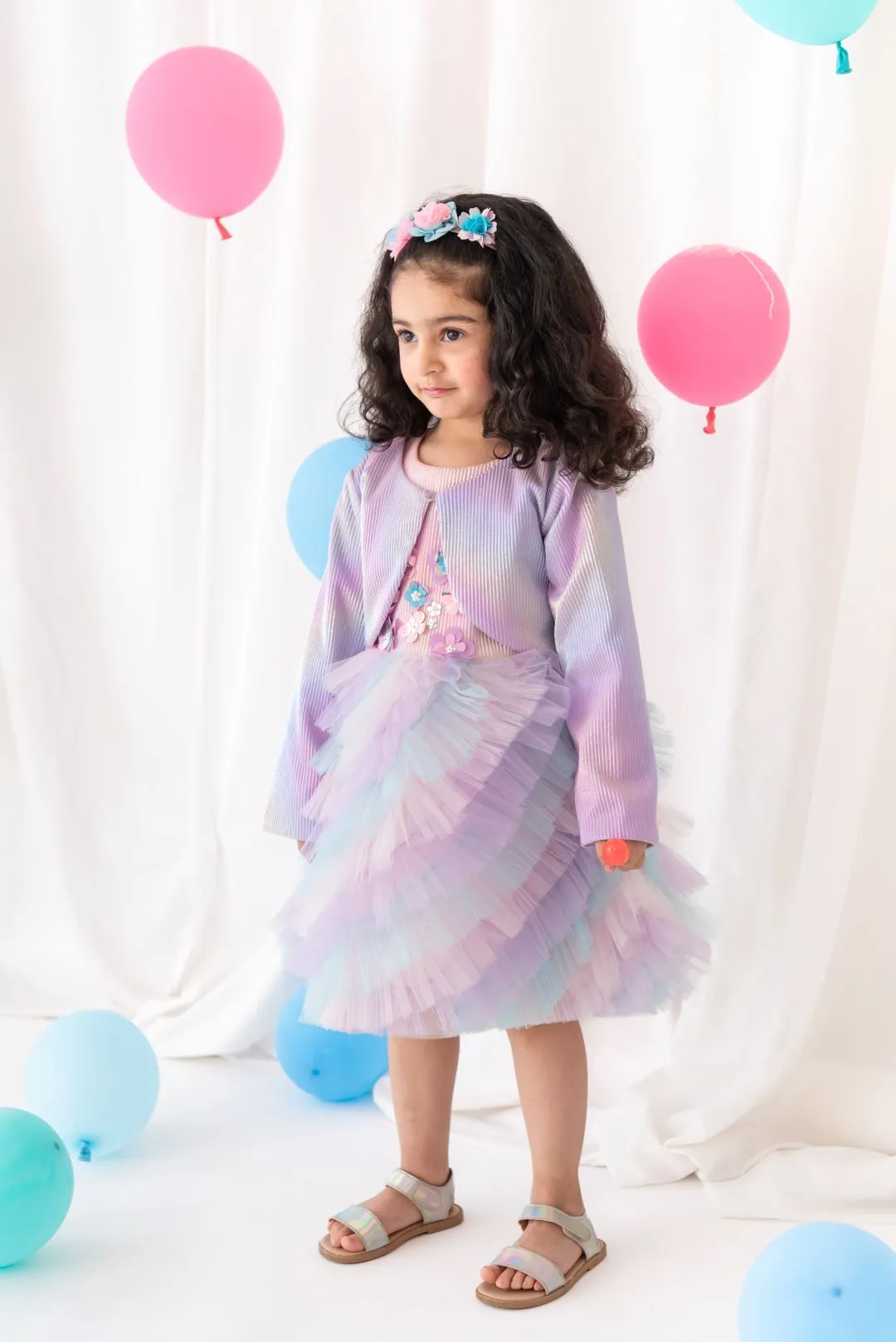 Lavender Rainbow shrug