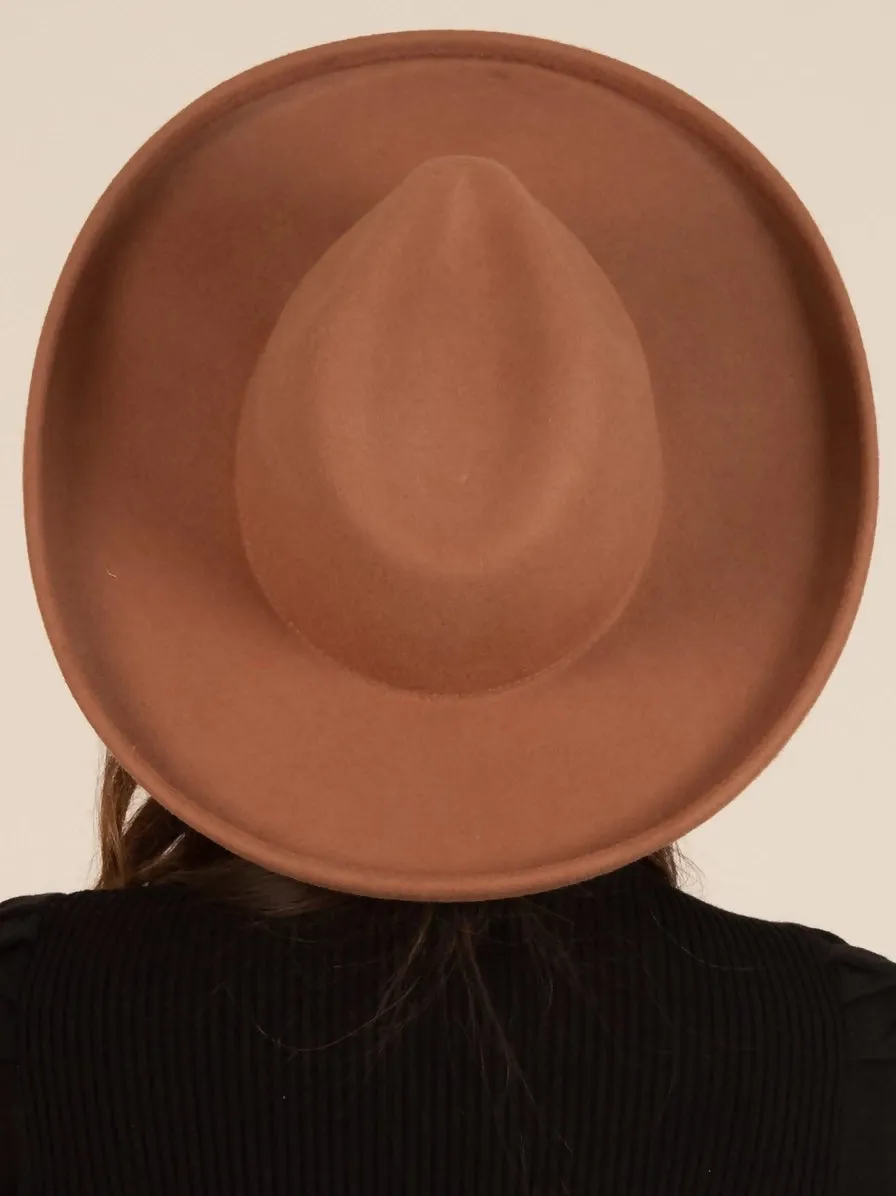 LC Jessa Toffee Pencil Brim Hat