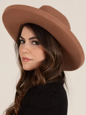 LC Jessa Toffee Pencil Brim Hat