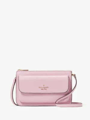 Leila Pebbled Leather Small Flap Crossbody