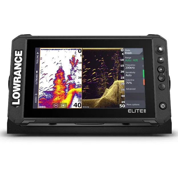 Lowrance Elite FS 7 inch with Active Imaging Transducer   C-MAP Chart