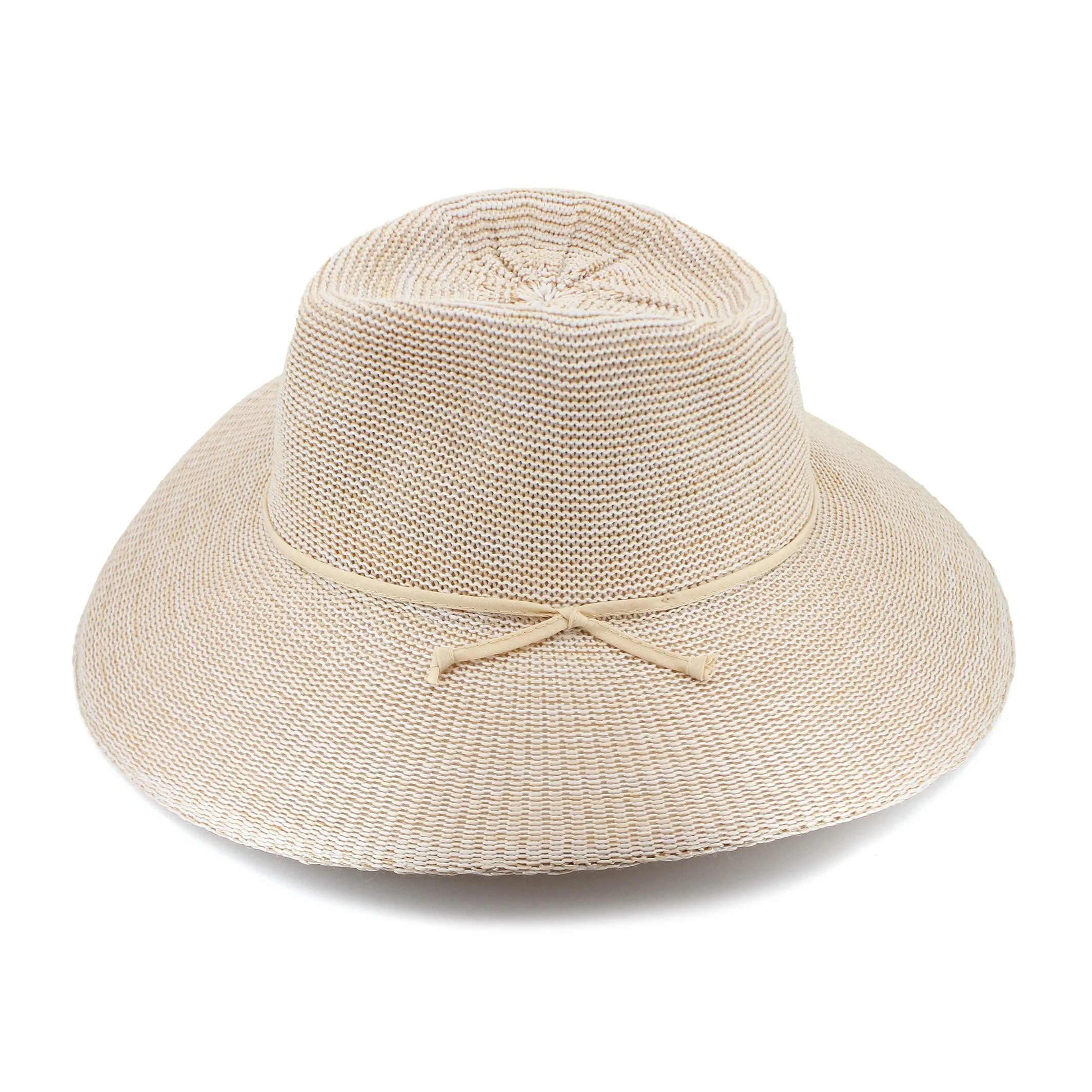 Marie Wide Brim Fedora Hat - Wheat