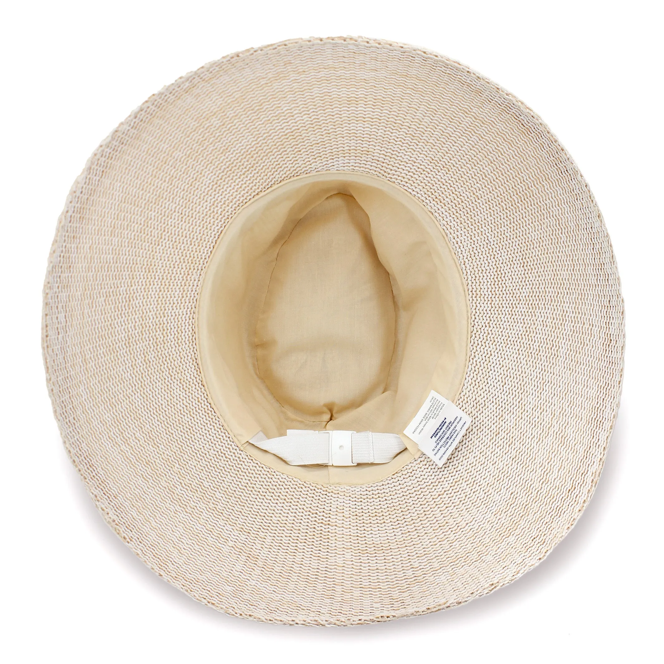 Marie Wide Brim Fedora Hat - Wheat