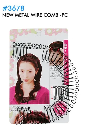 Metal wire comb
