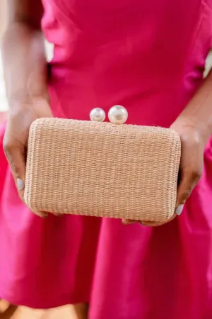 MIMI PEARL TOP CLUTCH