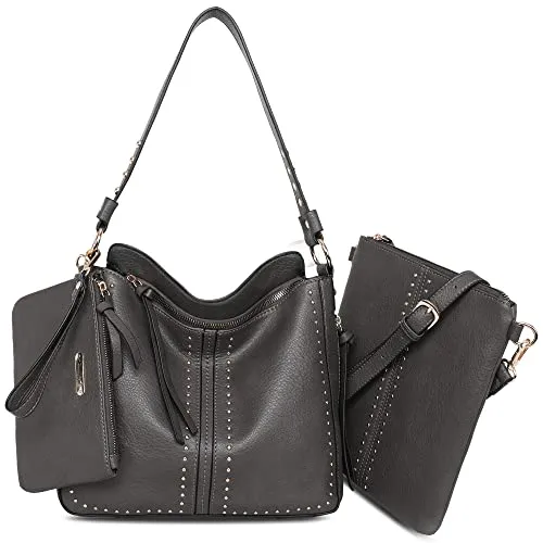 Montana West Tote Handbags for Women Hobo Shoulder Bag 3pcs