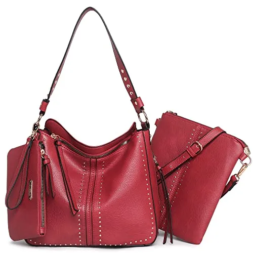 Montana West Tote Handbags for Women Hobo Shoulder Bag 3pcs